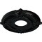 Ekena Millwork Attica Ceiling Medallion (Fits Canopies up to 3 1/2"), 12 3/4"OD x 4"ID x 1/2"P, Jet Black CM12ATBLF - alternate 6